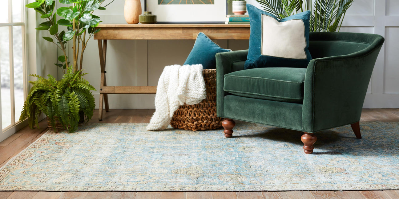 Blue Green Area Rugs