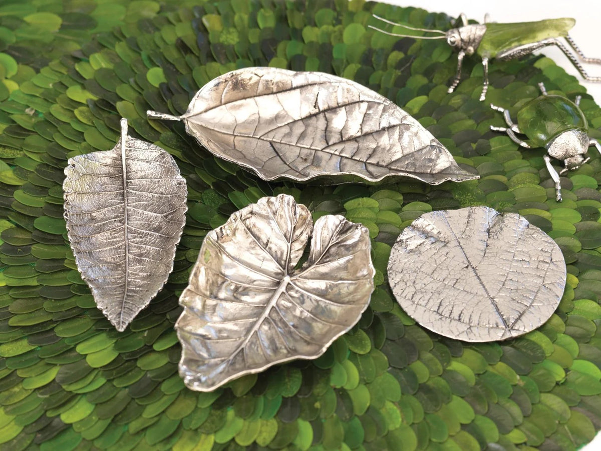 Silver leaf dishes