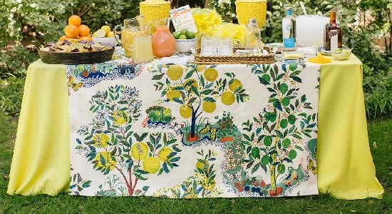 Schumacher Citrus Garden Primary fabric Kimberly Schlegel Whitman