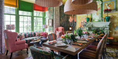 Kit Kemp's Dining Room For Kips Bay