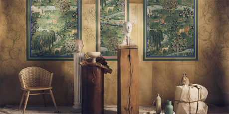 tan parchment wallpaper