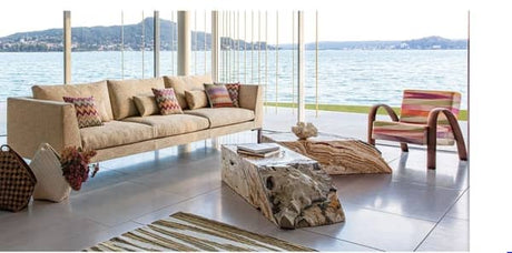 missoni home fabric, beige sofa, outdoor fabric