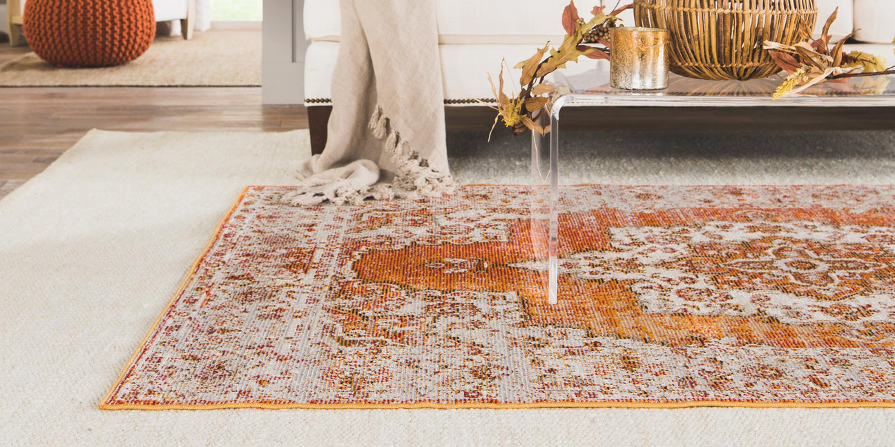 Orange Area Rugs