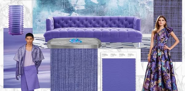 Pantone 2022, veri peri, purple fabric, purple wallpaper