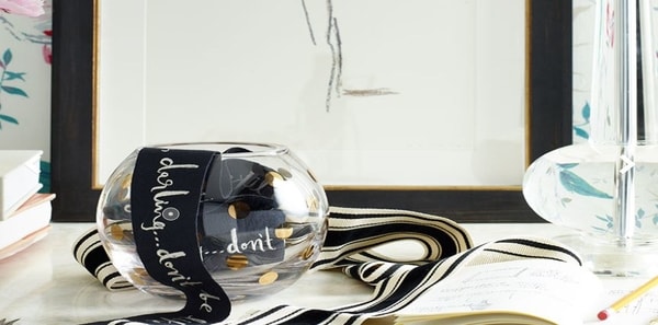 Black trim, Kate Spade trim