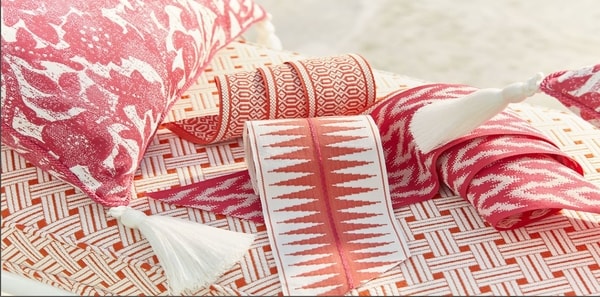 Red trim, Scalamandre red outdoor trim