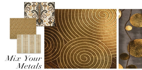 Gold fabric