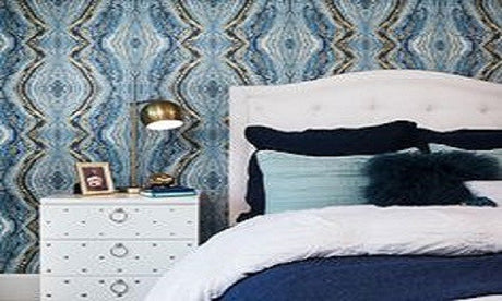 Antonina Vella wallpaper KALEIDOSCOPE BH8398 blue