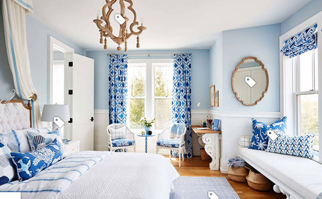 A Blue Bedroom By Sarah RIchardson