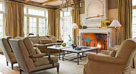 Chenille fabric brown sofa