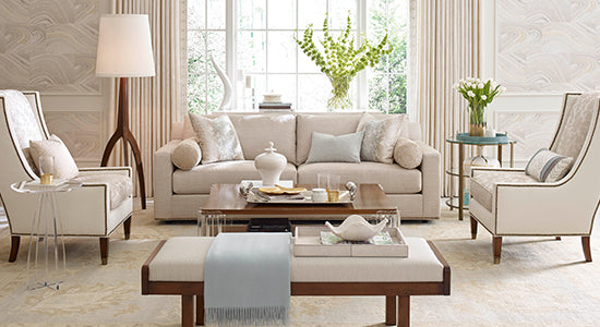 candice olson fabrics blue gray yellow stripes pattern wall