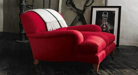 Linen Fabrics, red couch red linen fabric