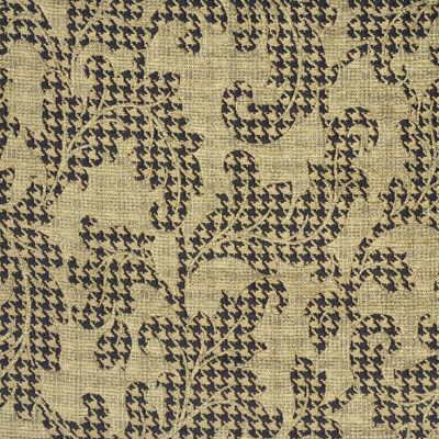 Mulberry ACANTHUS LEAVES BEIGE/CHOCOLATE/TAN Fabric