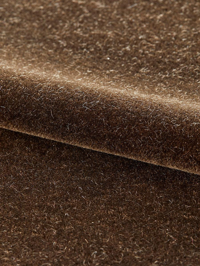 Scalamandre Neva Mohair Bitter Chocolate Fabric