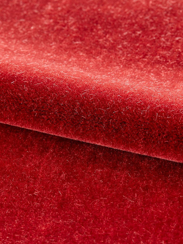 Scalamandre Neva Mohair Red Pepper Fabric