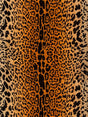 Old World Weavers Leopard - Silk - Handwoven Black On Gold Upholstery Fabric