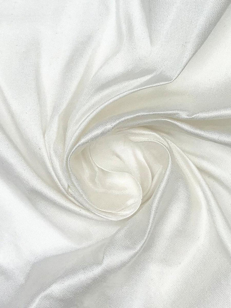 Old World Weavers DUPIONI SOLIDS WHITE Fabric