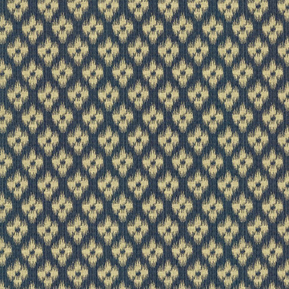 Kasmir Lanka Ikat Indigo Fabric
