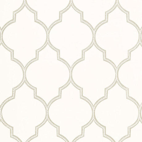 Schumacher Algiers Embroidery Linen Fabric