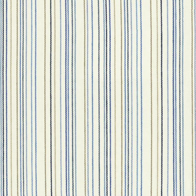 Kasmir Larson Stripe Indigo Fabric