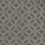 Kasmir Latticework Pewter Fabric