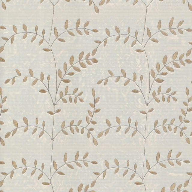 Kasmir Laurel Silver Leaf Fabric