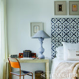 Schumacher Andromeda Linen Charcoal Fabric