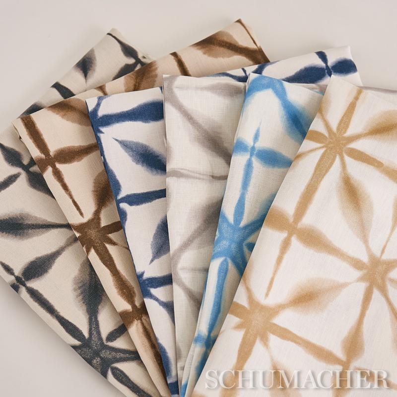 Schumacher Andromeda Linen Charcoal Fabric