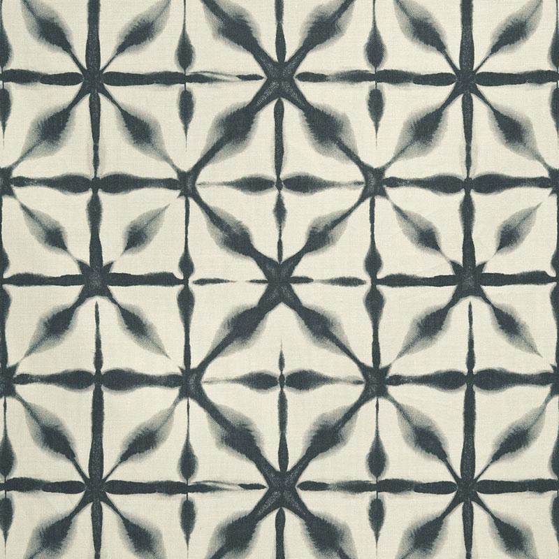 Schumacher Andromeda Linen Charcoal Fabric