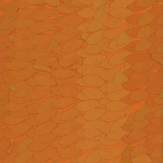 Kasmir Leaflet Orange Fabric