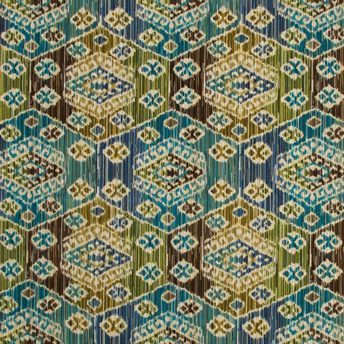 Lee Jofa Bisti Velvet Teal/Forest Fabric