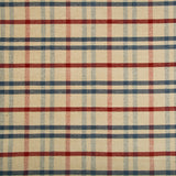 Lee Jofa FANNIN PLAID RUBY/NAVY Upholstery Fabric