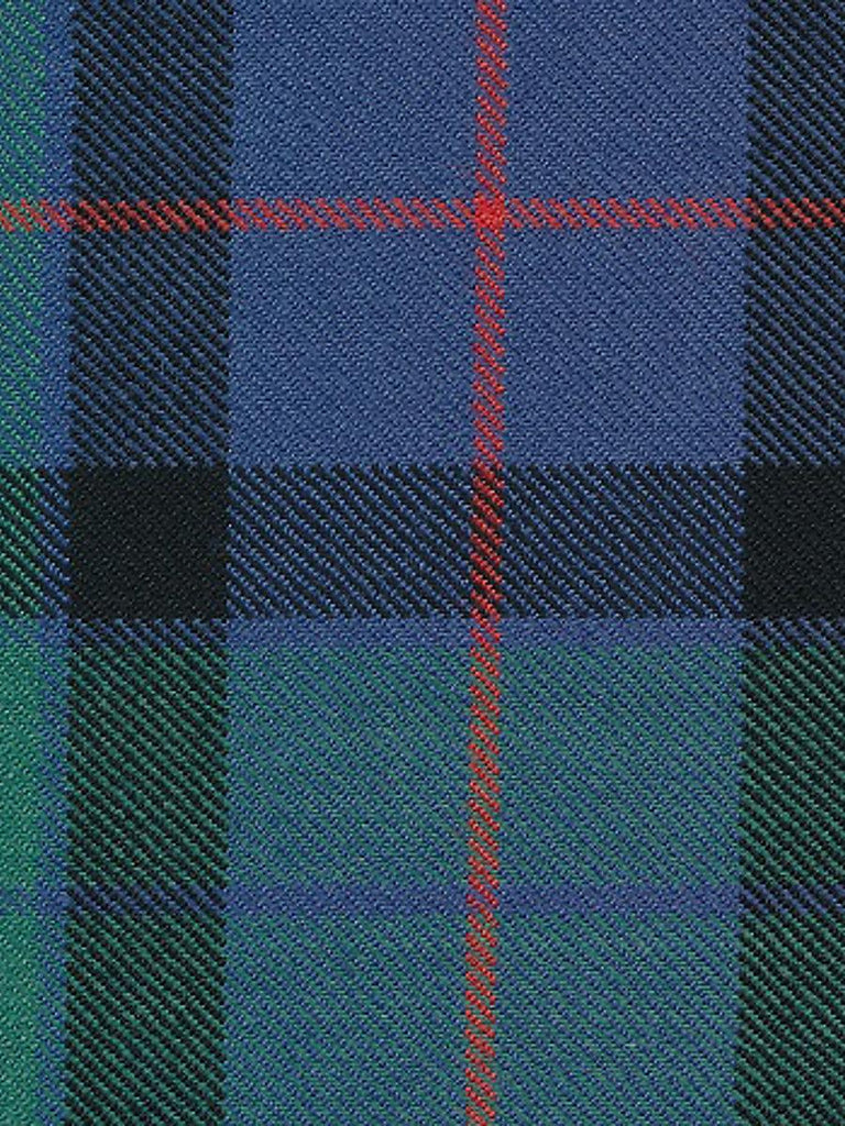 Old World Weavers FLOWER OF SCOTLAND BLUE & GREEN Fabric
