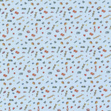 Kasmir Lickswishy Sweet Blue Sky Fabric