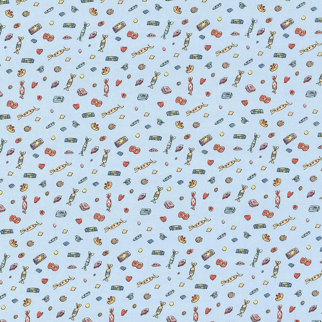 Kasmir Lickswishy Sweet Blue Sky Fabric