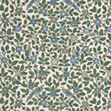 G P & J Baker BAMBOO BIRD AQUA/TEAL Fabric