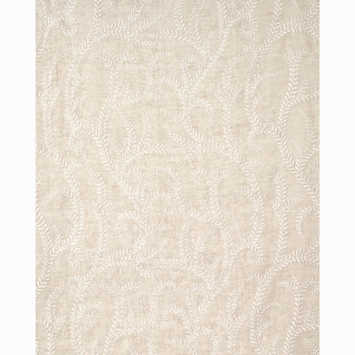 Schumacher Boboli Embroidered Sheer Linen Fabric