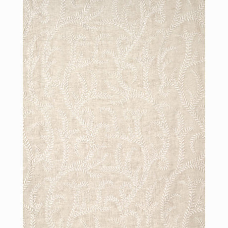 Schumacher Boboli Embroidered Sheer Linen Fabric