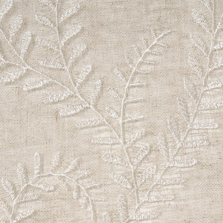 Schumacher Boboli Embroidered Sheer Linen Fabric
