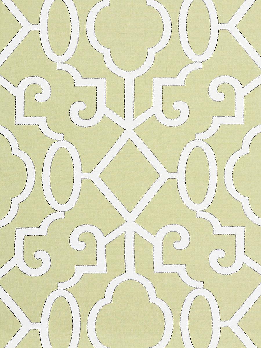 Scalamandre Ming Fretwork Pear Fabric
