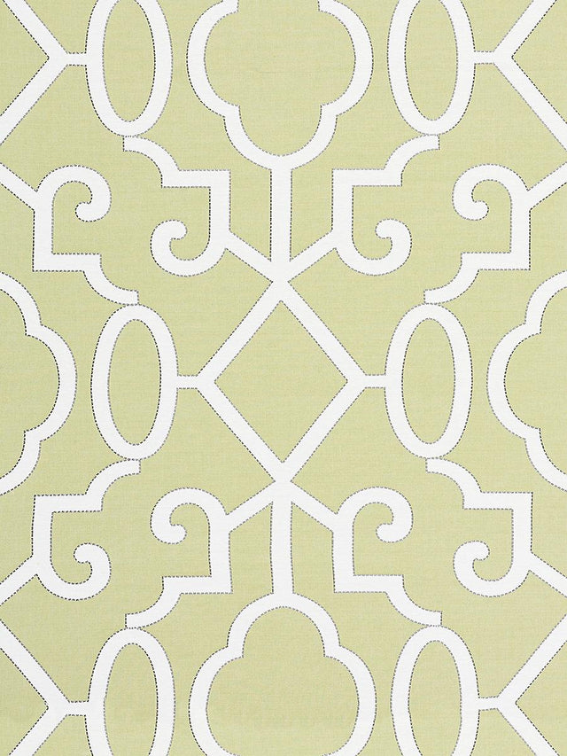 Scalamandre Ming Fretwork Pear Fabric