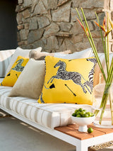 Scalamandre Zebras | Outdoor Yellow Fabric