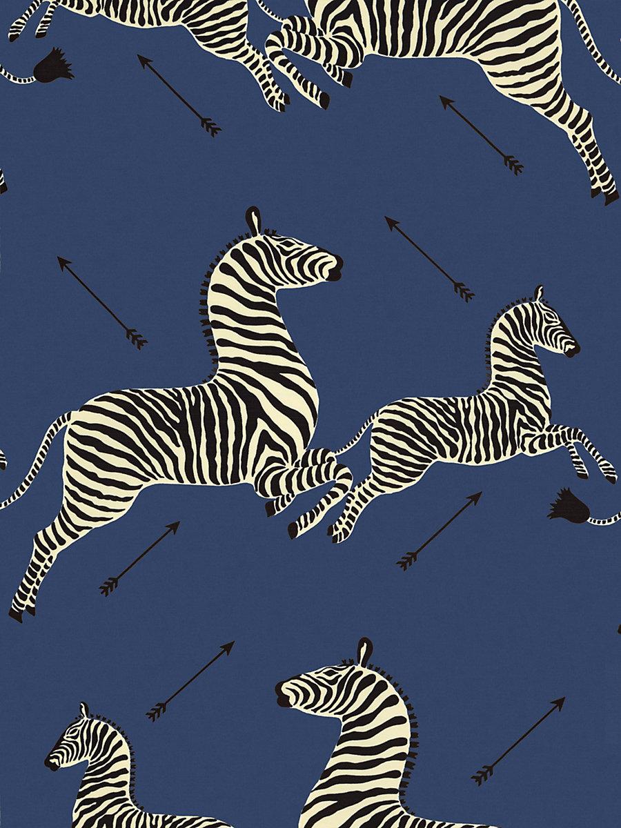 Scalamandre Zebras | Outdoor Denim Fabric