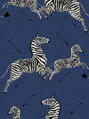 Scalamandre Zebras - Outdoor Denim Upholstery Fabric