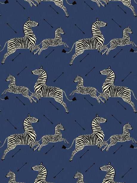 Scalamandre Zebras | Outdoor Denim Fabric