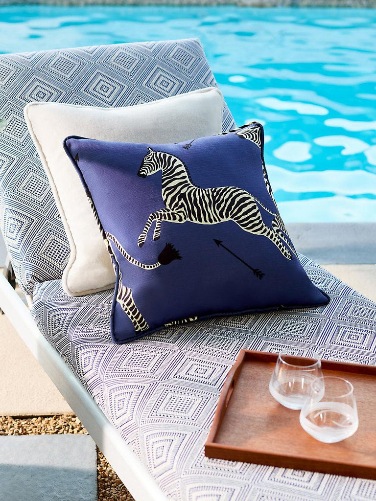 Scalamandre Zebras - Outdoor Denim Fabric