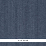 Schumacher Cascade Stripe Sheer Indigo Fabric