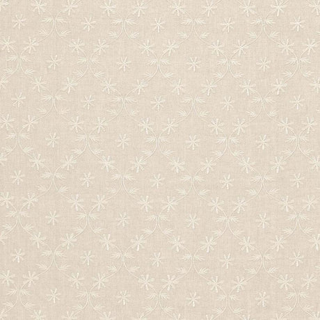 Schumacher Cellini Embroidered Sheer Linen Fabric