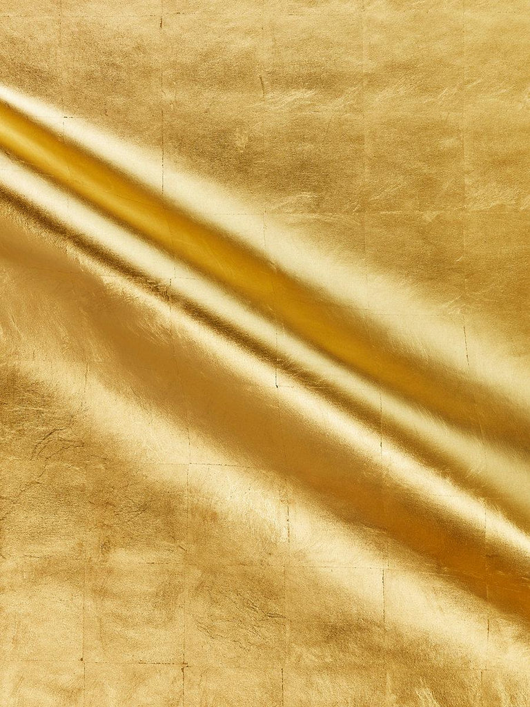 Scalamandre Gold Leaf Gold Metal Wallpaper