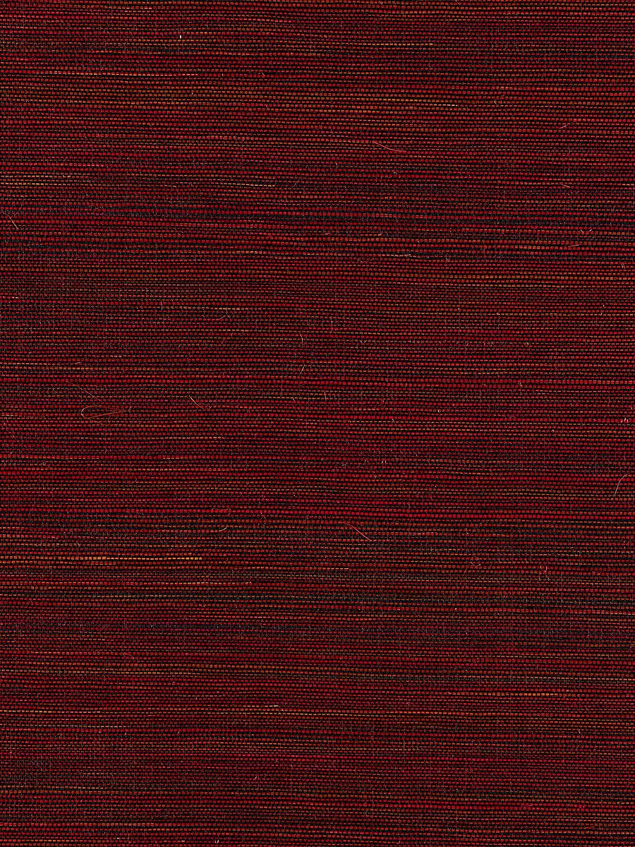 Scalamandre Shantung Grasscloth Cerise Wallpaper